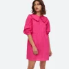 Collared Poplin Dress - 图片 2